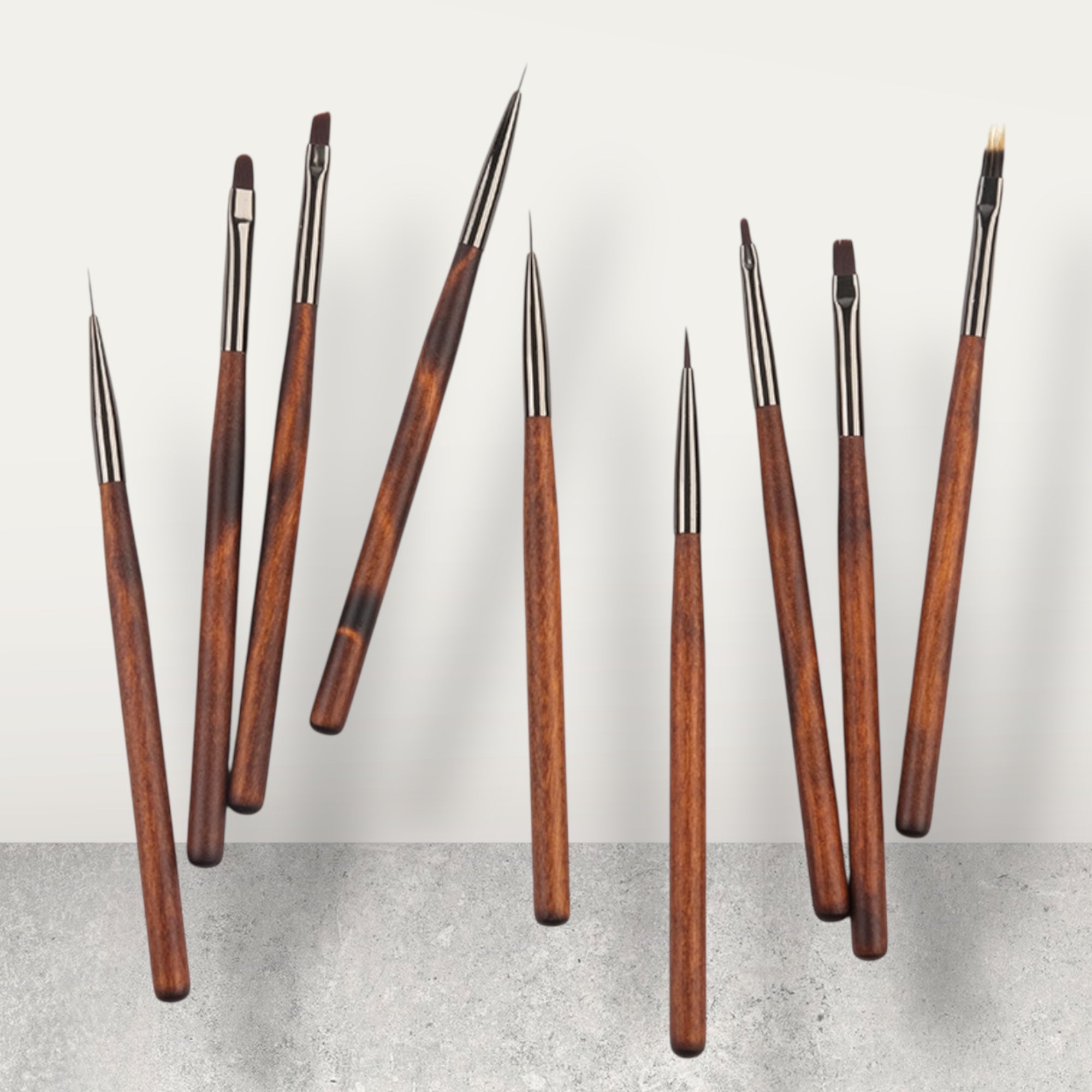 美甲檀木桿多功能彩繪筆